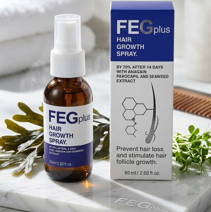 FEG PLUS Hair & Beard Care Spray – Nourishing Spray for Healthy-Looking Hair & Beard